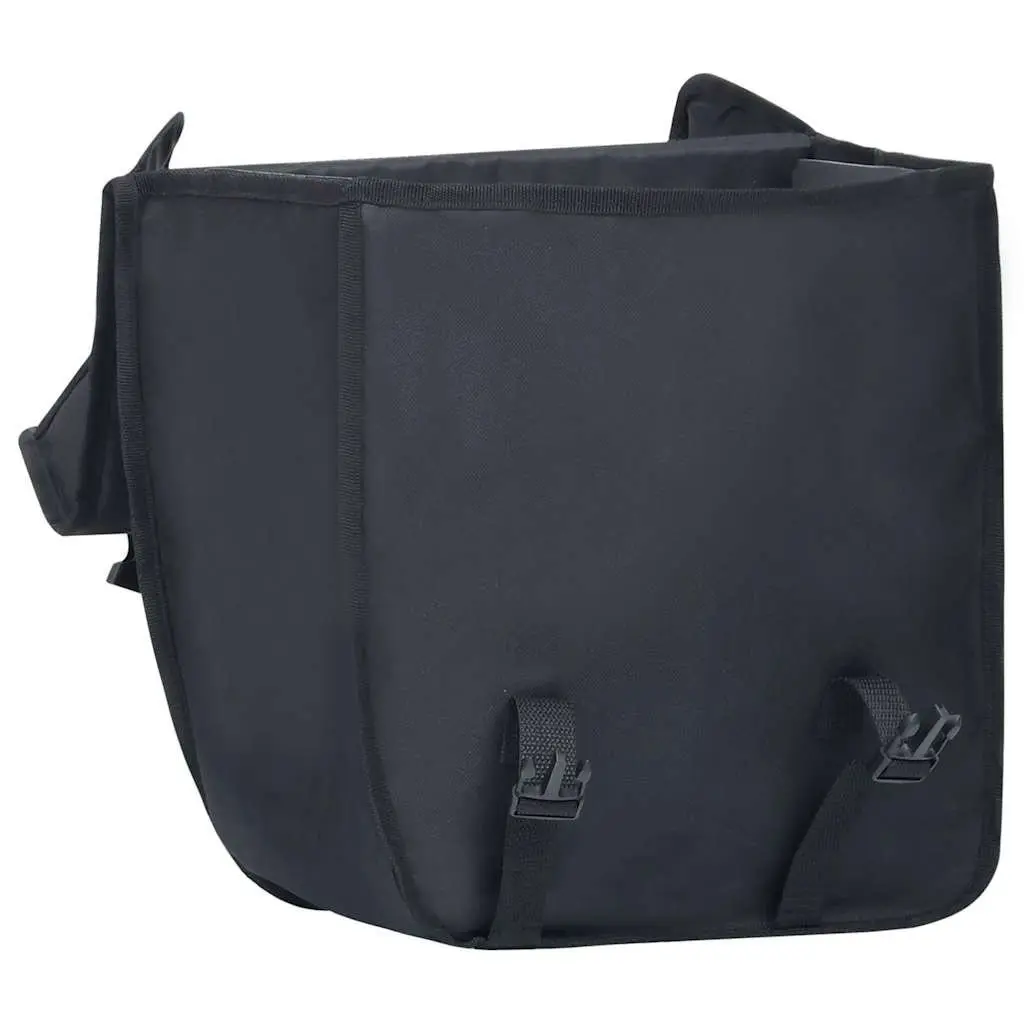 Bicycle Pannier Bag Black 21L Waterproof Storage Rack Mount Cycling
