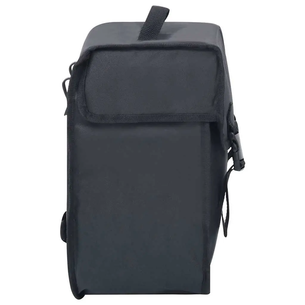 Bicycle Pannier Bag Black 21L Waterproof Storage Rack Mount Cycling