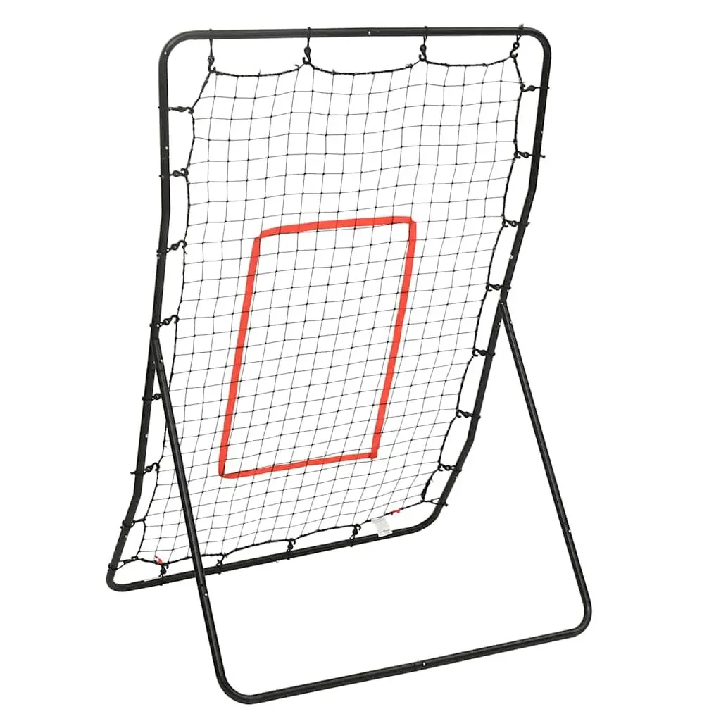 Softball Rebounder Black 88x79x137cm Steel Frame PE Net Training Equipment