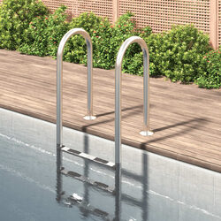 Concise and Sturdy Pool Ladder for Easy Access