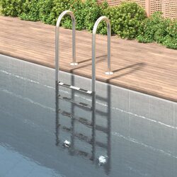 Compact and Sturdy Pool Ladder 54x38x211cm