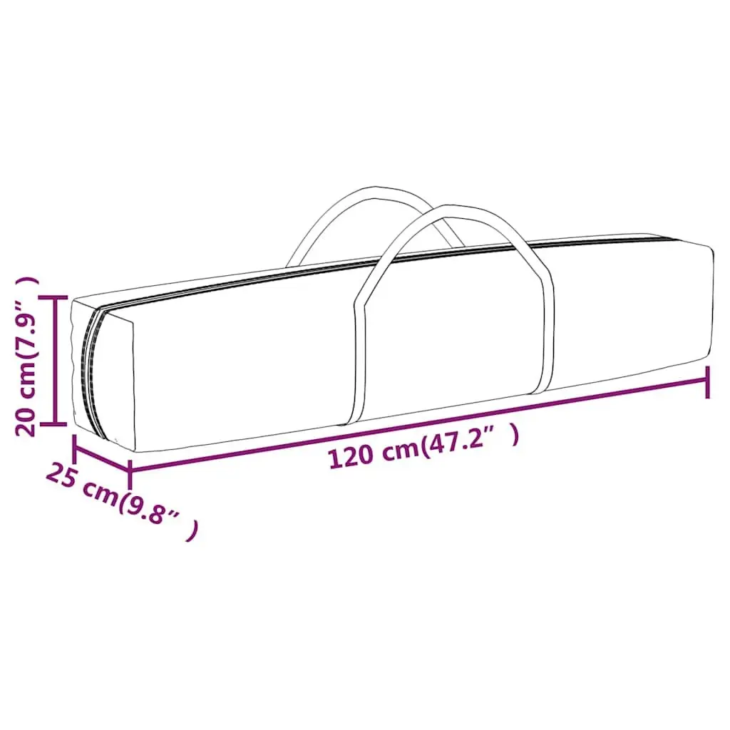 Folding Party Tent Anthracite 2x2m Portable Shelter UV Resistant Water Resistant