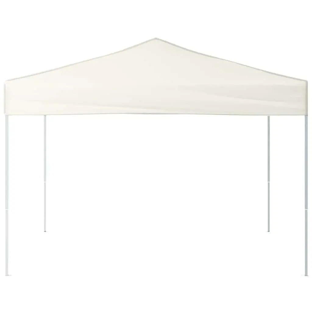 Portable Cream Outdoor Gazebo Canopy 3x3m Foldable Tent for Events and Gatherings