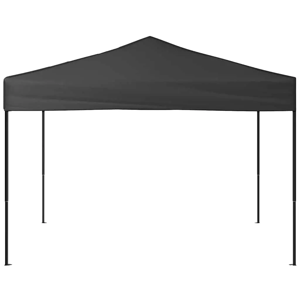Folding Party Tent Anthracite 3x3m UV-resistant Water-resistant Outdoor Gazebo Canopy Pavilion Shelter