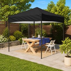 Compact and Strong Black Folding Tent 3x3m