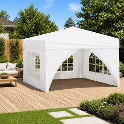Friendly 3x3m White Party Tent with Sidewalls