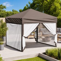 Compact 3x3m Folding Party Tent with Sidewalls