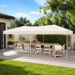 Cream Folding Party Tent 3x6m: Quality You Can Count On