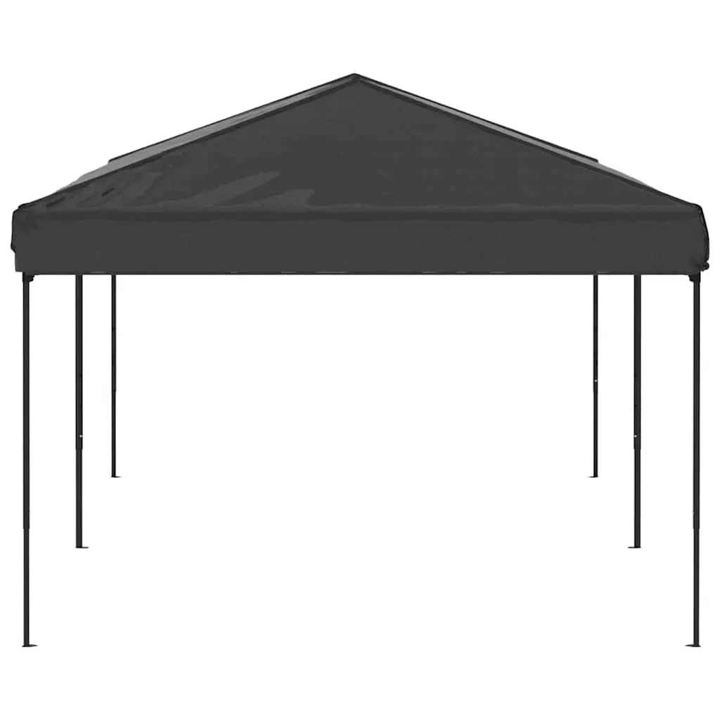 Folding Party Tent Anthracite 3x6m Outdoor Gazebo Canopy Marquee Garden Pavilion