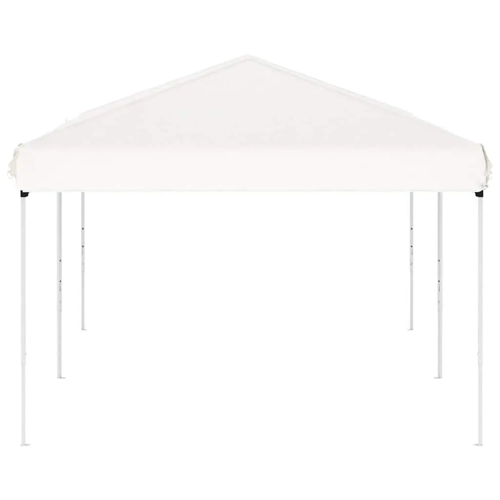 Folding Gazebo White 3x6m Outdoor Party Canopy Pavilion with Water Resistant Fabric and Steel Frame