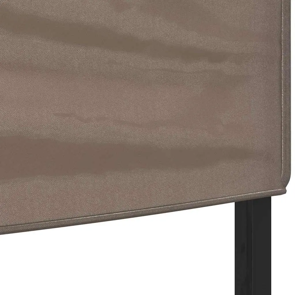 Folding Party Tent Taupe 3x6m Portable Canopy Gazebo