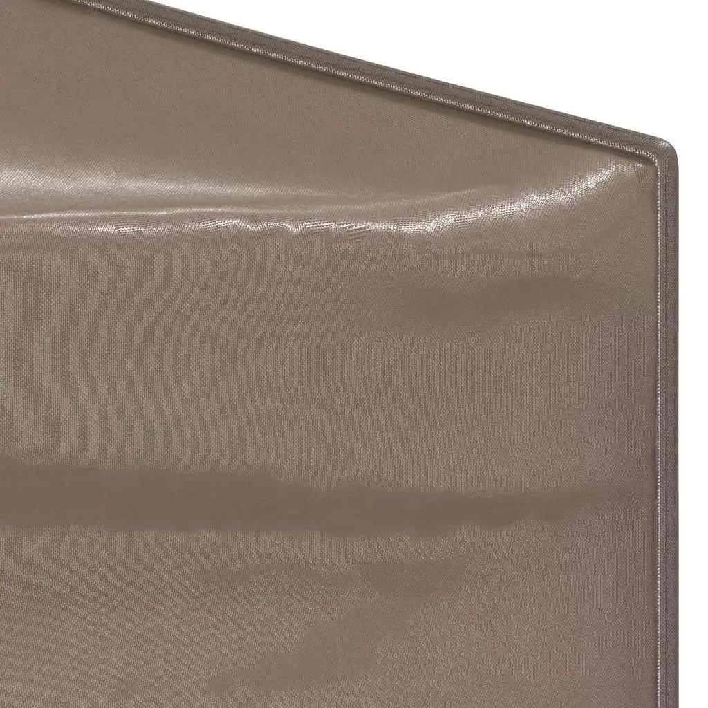 Folding Party Tent Taupe 3x6m Portable Canopy Gazebo