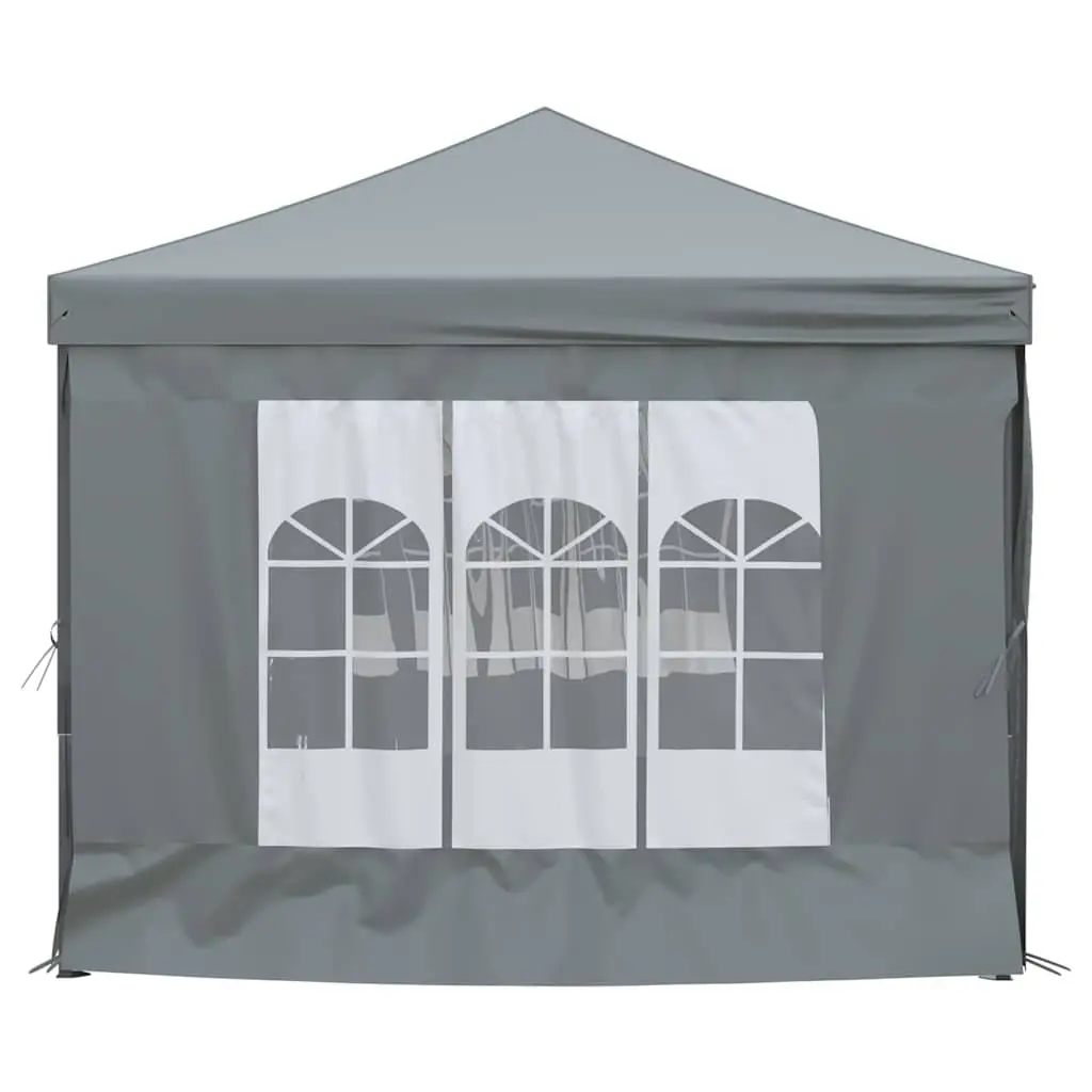 Folding Party Tent Anthracite 3x6 m Outdoor Canopy with Sidewalls