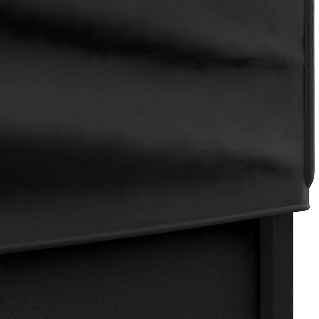 Folding Party Tent Black 3x6 m Outdoor Canopy Gazebo with Sidewalls