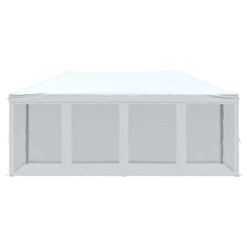 Folding Party Tent White 3x6m Outdoor Canopy with Sidewalls
