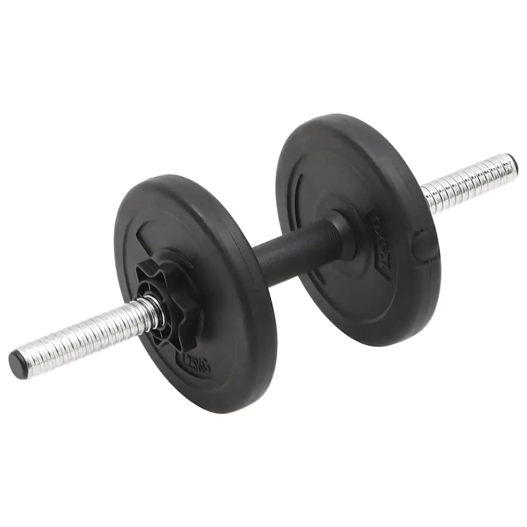 Barbell and Dumbbell Set 30kg Free Weights Home Gym Training Exercise Equipment