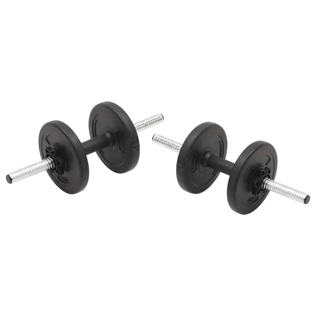 Barbell and Dumbbell Set 30kg Free Weights Home Gym Training Fitness Equipment
