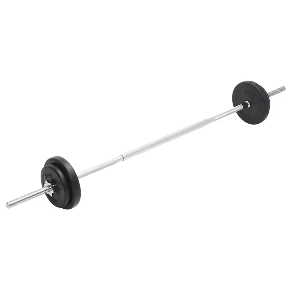 Barbell and Dumbbell Set 30kg Free Weights Home Gym Training Fitness Equipment
