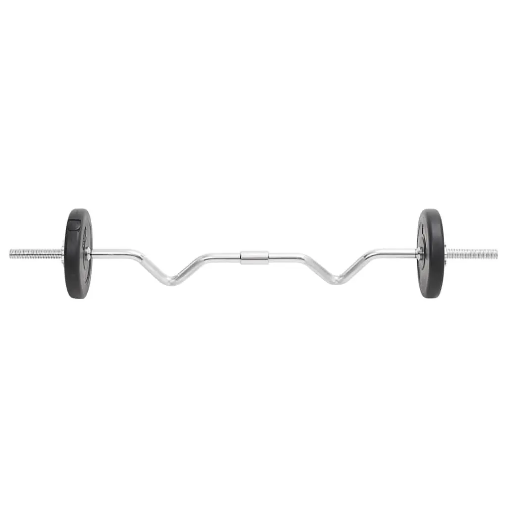 Barbell and Dumbbell Set 30kg Free Weights Home Gym Training Fitness Equipment