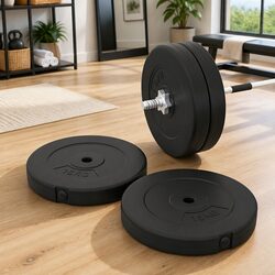 Compact 30 kg Weight Plates for Fitness Enthusiasts