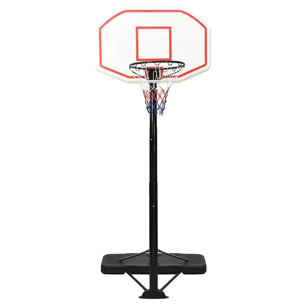 Basketball Hoop Adjustable White 258-363cm Portable Indoor Outdoor Game