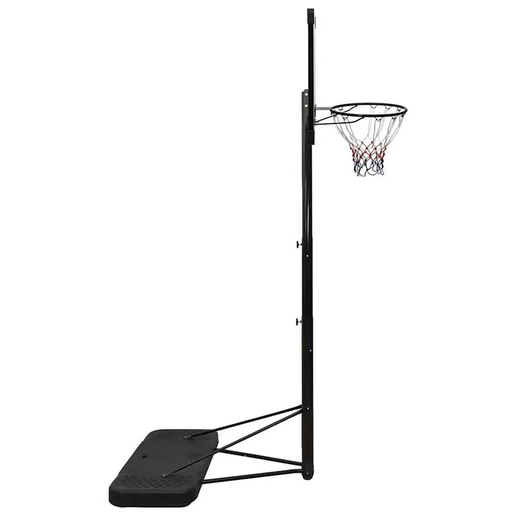 Basketball Hoop Stand Transparent 256-361cm Adjustable Portable Polycarbonate
