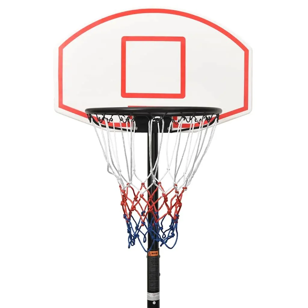 Adjustable Basketball Stand 216-250cm Portable Hoop Post Outdoor Indoor White