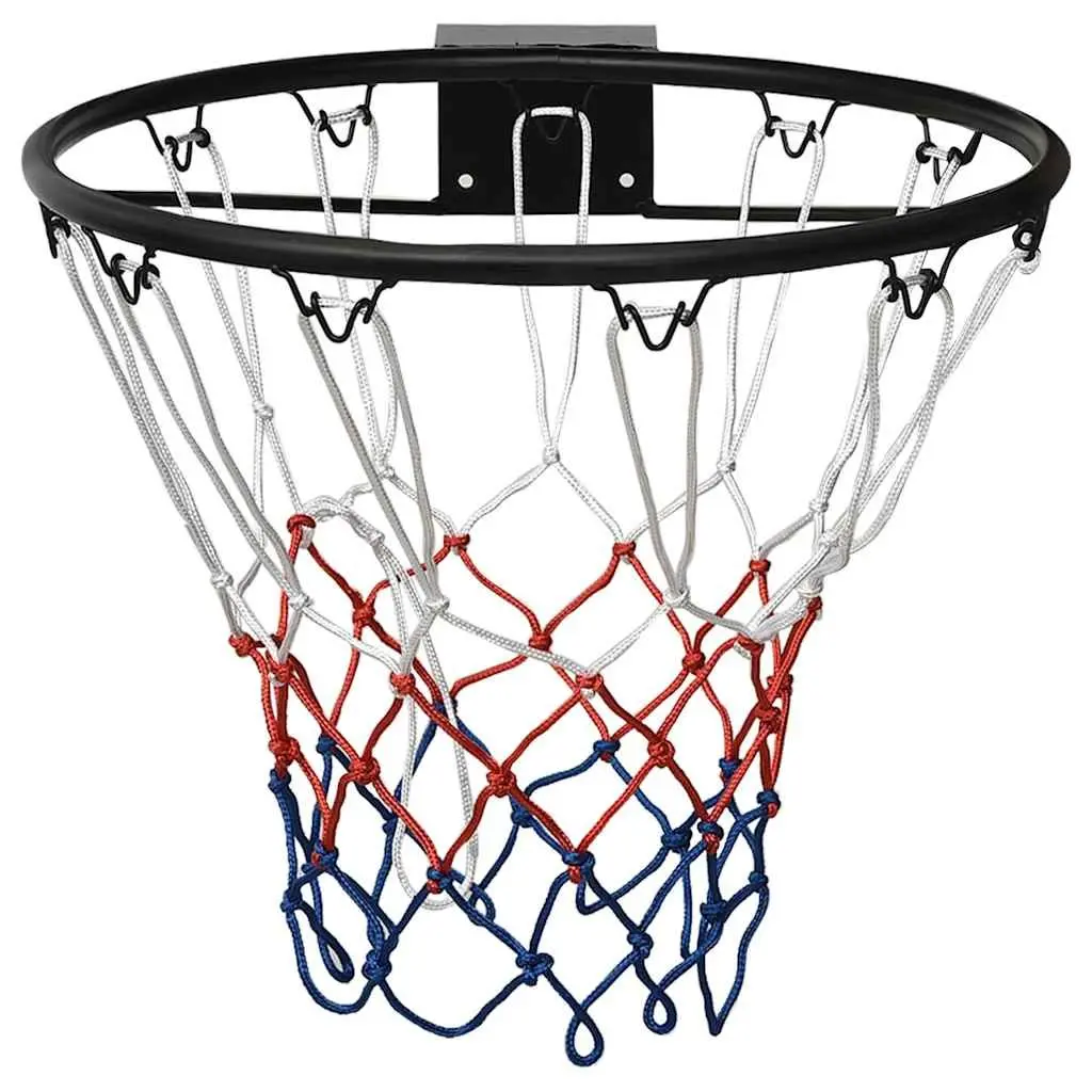 Basketball Rim 45cm Steel Black Ring Wall Mount Indoor Outdoor Home Court Hoop