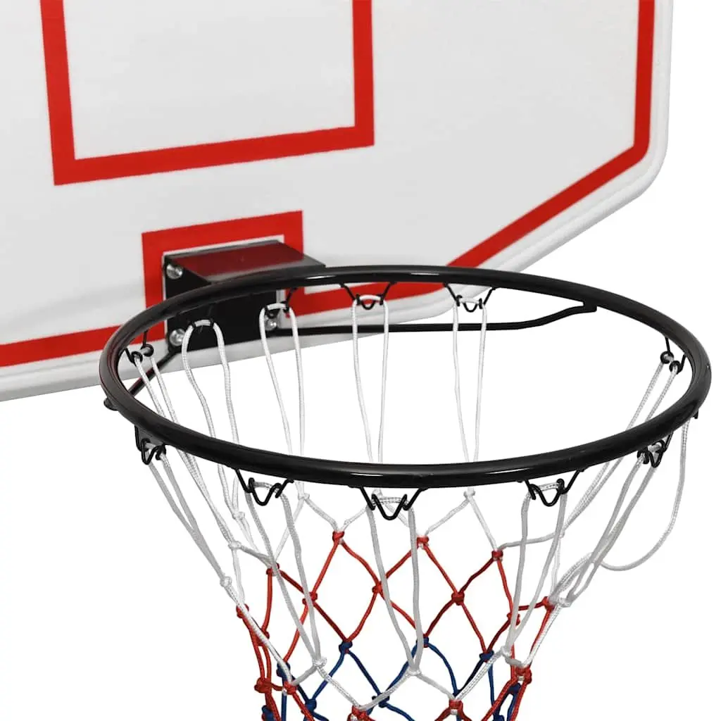 Basketball Backboard White 109x71cm Wall-Mounted Indoor Outdoor Game Practice
