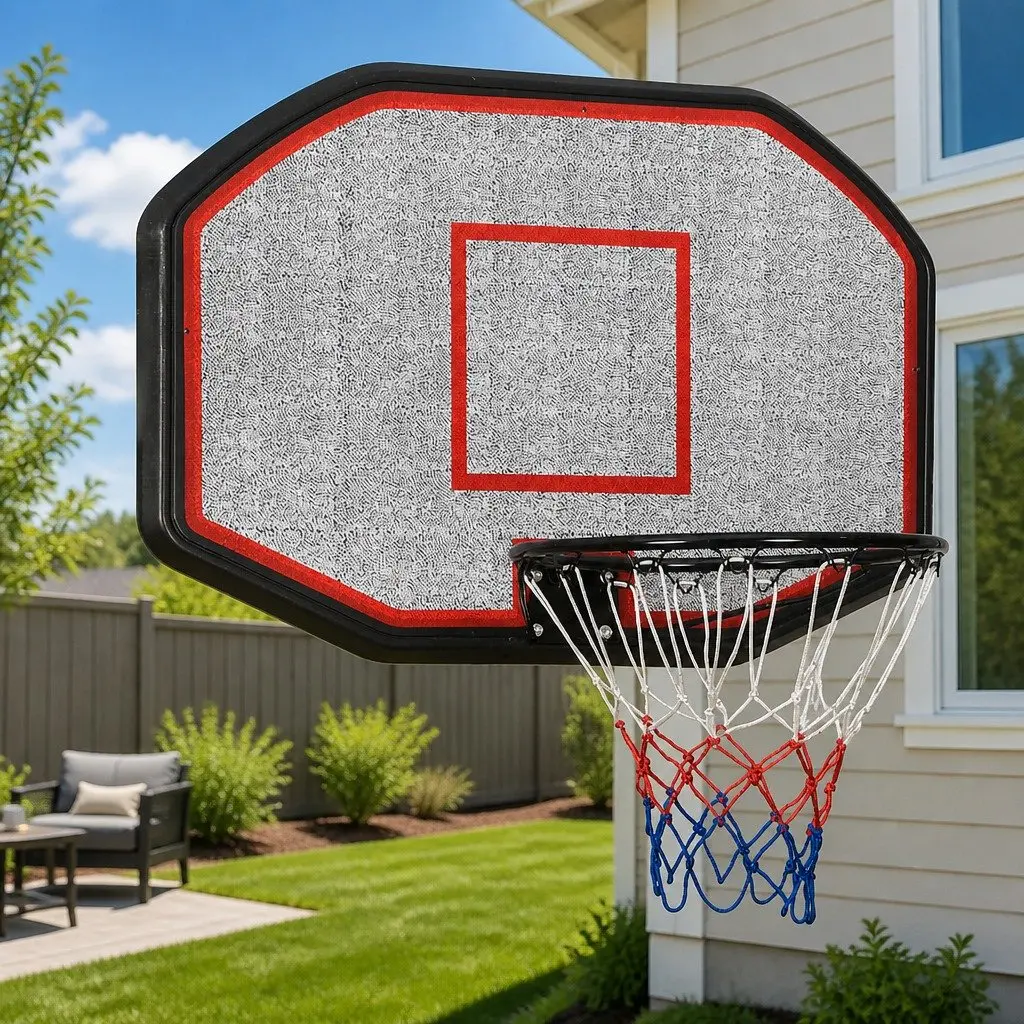 Wall-Mounted Basketball Backboard