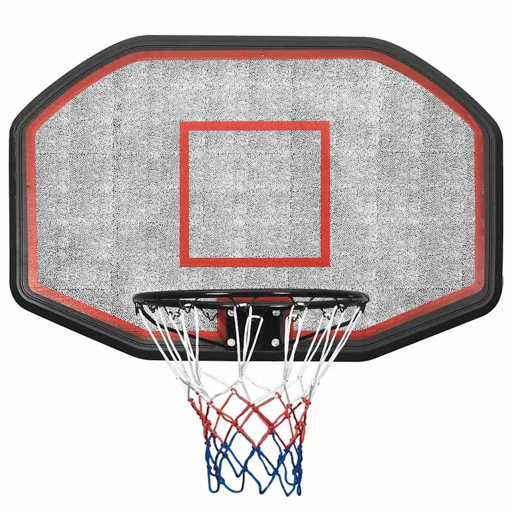 Basketball Backboard Multicolour Wall-Mounted Polyethene All-Weather Nylon Net