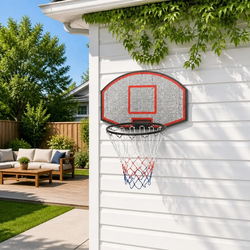 Black Basketball Backboard 71x45cm for Quick Setup