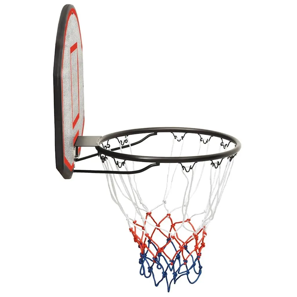 Basketball Backboard Black 71x45cm Wall-Mounted Outdoor Indoor Practice
