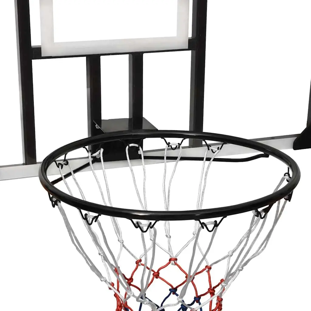 Basketball Backboard Transparent 106x69cm Wall-Mounted Durable Polycarbonate