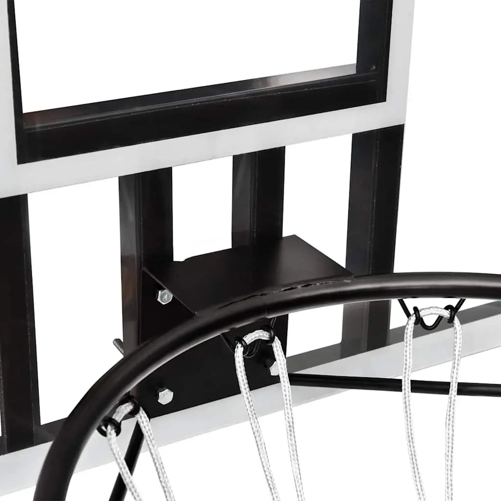 Basketball Backboard Transparent 90x60cm Polycarbonate Wall-Mounted