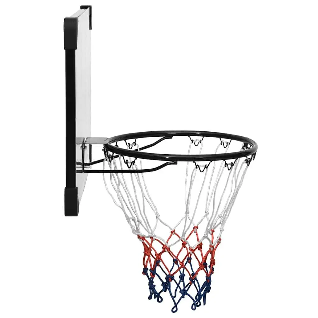 Basketball Backboard Transparent 71x45cm Wall-Mounted Polycarbonate
