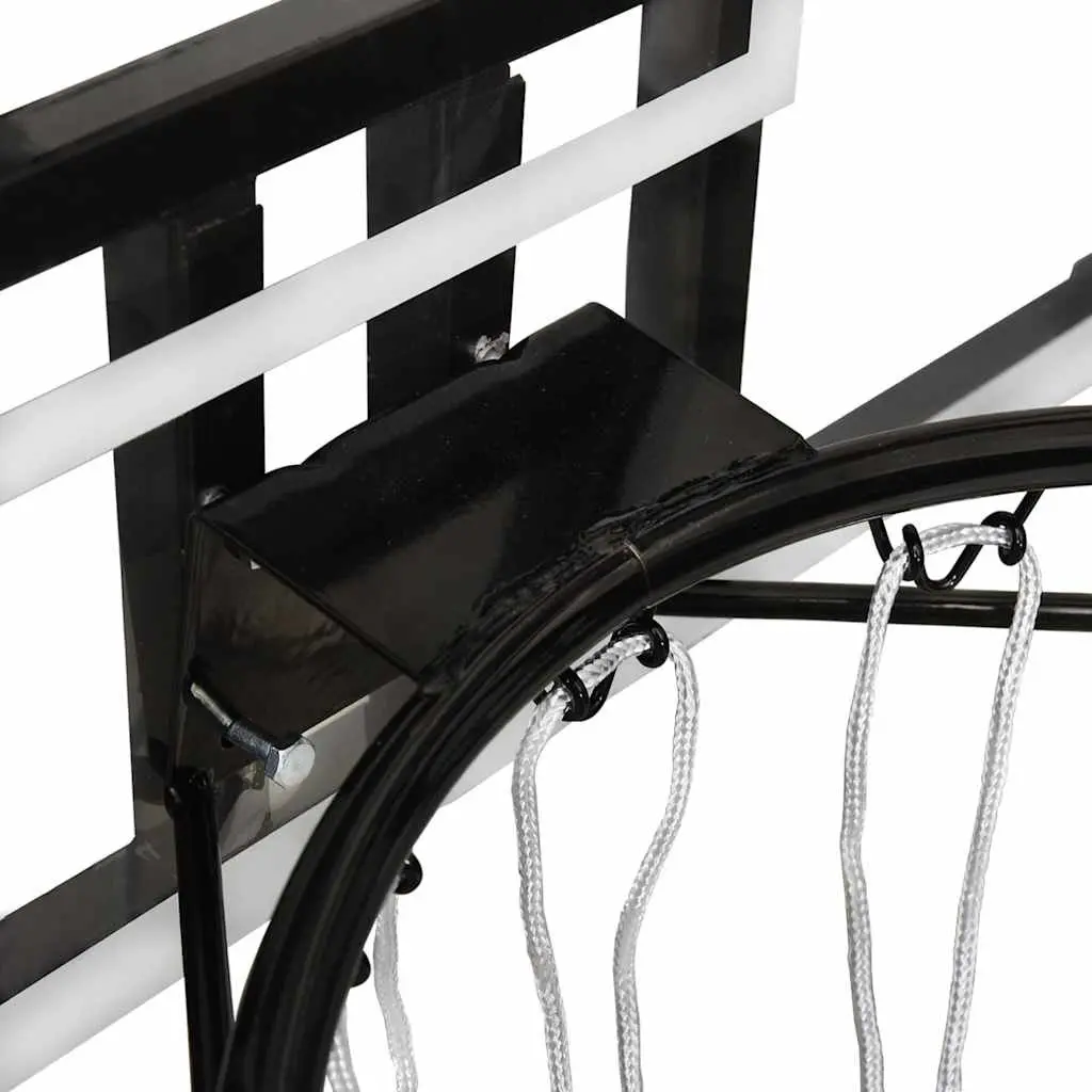 Basketball Backboard Transparent 71x45cm Wall-Mounted Polycarbonate