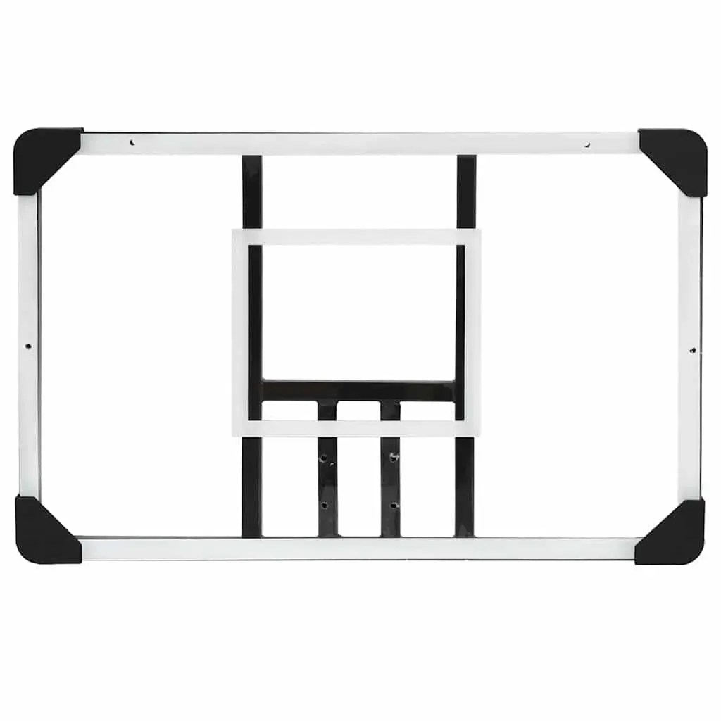 Basketball Backboard Transparent 71x45cm Wall-Mounted Polycarbonate