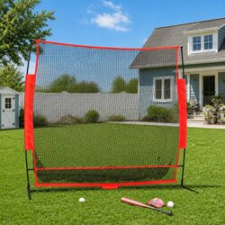 Baseball Batting Net Portable Practice Training Backstop Softball Fielding