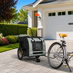 Compact and Reliable Pet Bike Trailer