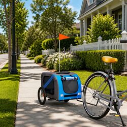 Pet Bike Trailer Built for Small Dogs