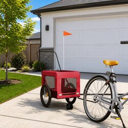 Compact Pet Bike Trailer for Small Dogs - Easy and Effective