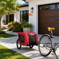 Compact Pet Bike Trailer for Small Dogs
