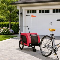 Compact and Reliable Pet Bike Trailer