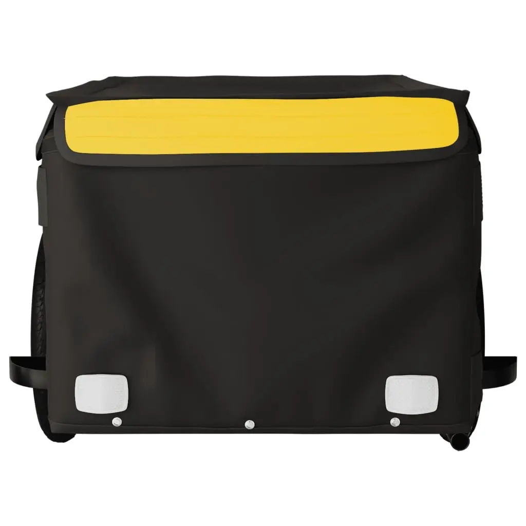 Bike Trailer Yellow Iron Heavy Duty Cargo Transport