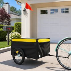 Compact and Strong Bike Trailer for Cargo Transport