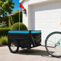 Bike Trailer for Cargo, 45kg Capacity, Easy to Use