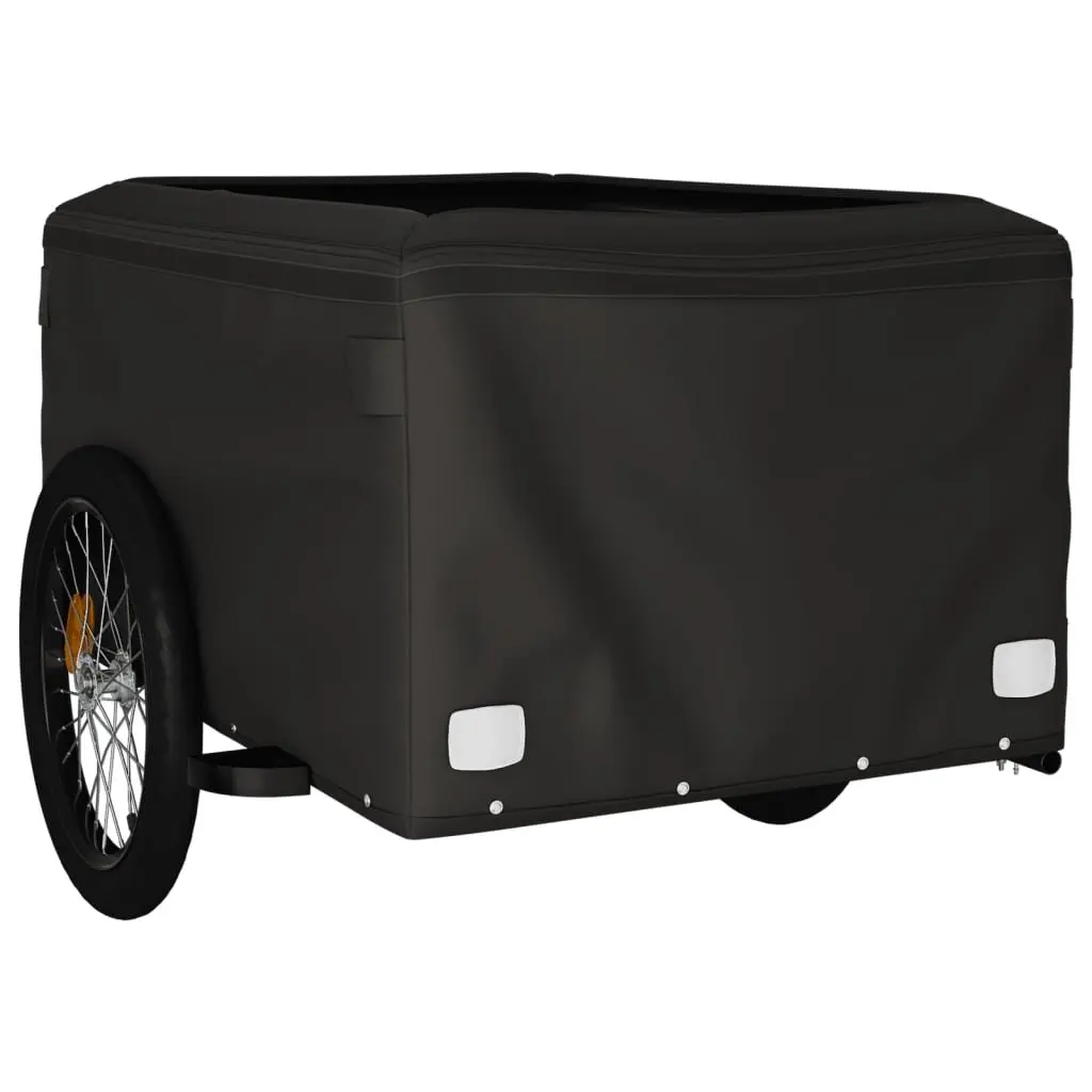 Bike Trailer Blue Heavy Duty Iron Construction Maximum Load Capacity 45kg