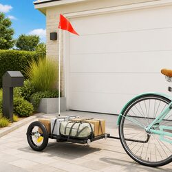 Compact and Sturdy Bike Trailer for Cargo
