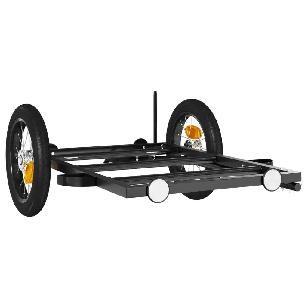 Bike Trailer Black Iron Heavy Duty Cargo Cart